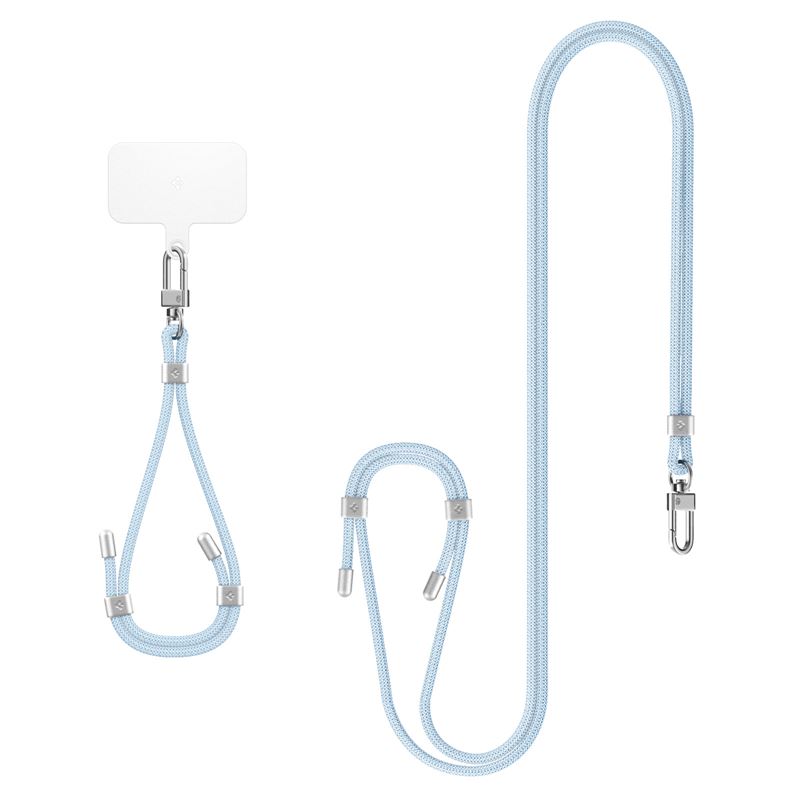 Set 2 curele Spigen, design crossbody/pentru incheietura, 790mm/220mm, albastru